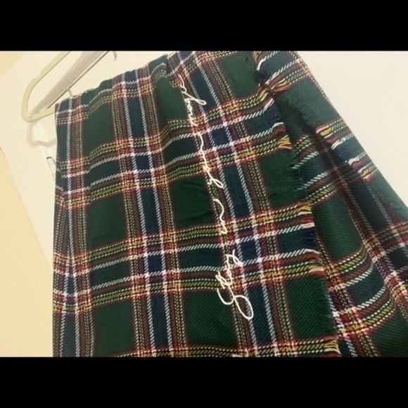 Plaid Oversized Chunky Soft Blanket Scarf - Picture 9 of 9